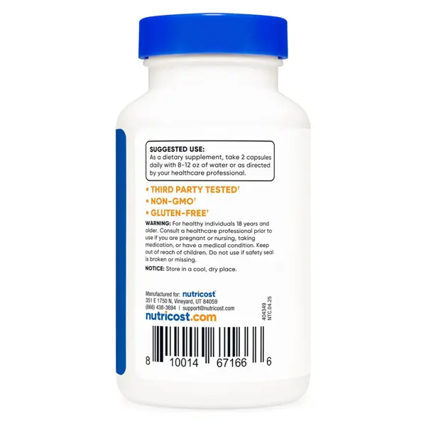 Nutricost Alpha Lipoic Acid 600mg Capsules